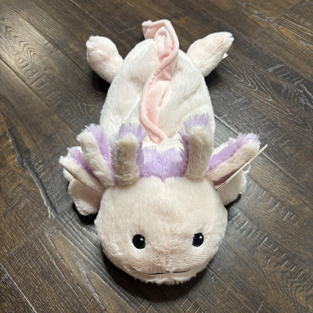 Warmies Microwavable Freezable Lavender Scented Stuffed Animal Axolotl